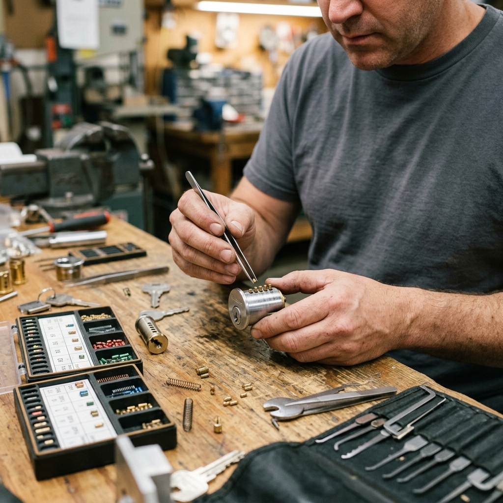 Platinum Locksmith team work table